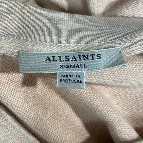 All Saints Unai Oversized Cold Shoulder Sweatshirt [P66] - Picture 6 of 7
